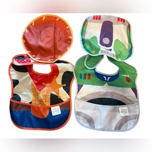 Bumkins Disney Baby Woody and Buzz Toy Story Bibs
